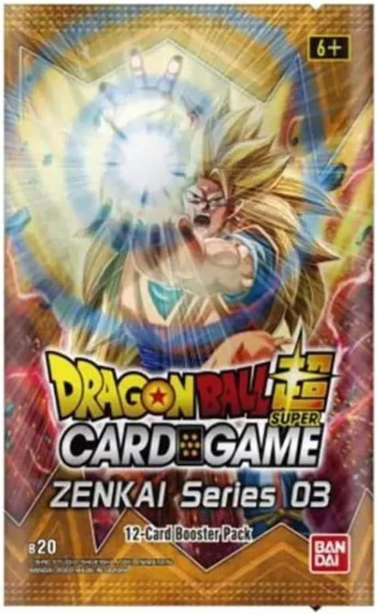 BANDAI | Dragon Ball Super CG Booster Pack Zenkai Series Set 03 (B20) | Trading Card Display | Ages 6+ | 1 Players