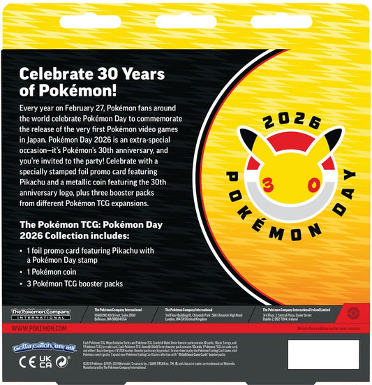 Pokemon TCG: Pokemon Day 2026 Collection PREORDER