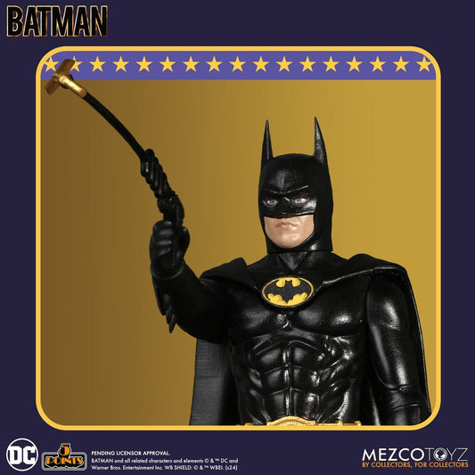 Mezco Toyz Batman 1989: Batman - 5 Points Collection Action Figure (PRE-SALE)