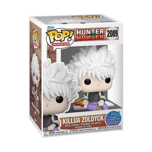 Hunter x Hunter Wave 6 Funko Pop! Animation - Set of 4 (Killua Zoldyck (Sitting) #2089, Gon Freecss (Sitting) #2088, Leorio (Sitting) #2091, and Kurapika (Sitting) #2090) Collectible Vinyl Figures - Estimated Arrival: Nov. 2025 (PRE-SALE)