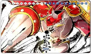 New DTCG Duel Playmat Digimon Diaboromon Trading Card Game TCG CCG Mat Pad + Free Bag (ZD002-528-K)