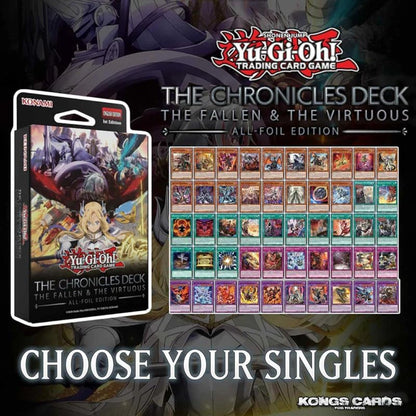 Yu-Gi-Oh! TCG: The Chronicles Deck: The Fallen & The Virtuous (All-Foil) 1st Edition Deck