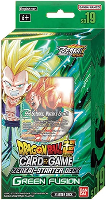 Dragon Ball Super TCG 19 SD19 Green Fusion Starter Deck