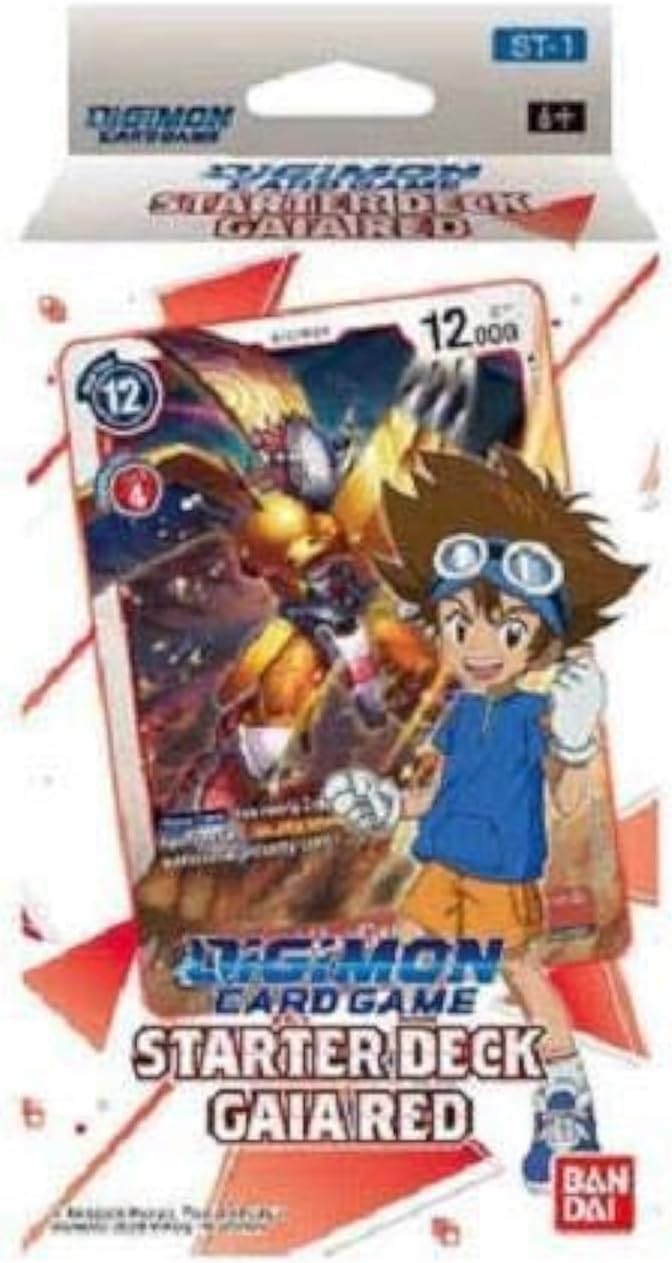 Digimon English TCG ST-1 Starter Deck Gaia Red - 54 Cards