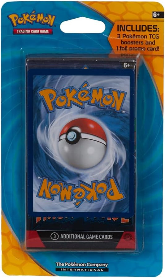 Pokemon TCG: 3 Booster Packs & 1 Random Foil | Includes 3 Blister Packs of Random Cards & 1 Individually Packed Holofoil Promo Card, 097712556710