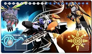 New DTCG Duel Playmat Digimon Diaboromon Trading Card Game TCG CCG Mat Pad + Free Bag (ZD002-300-SM)