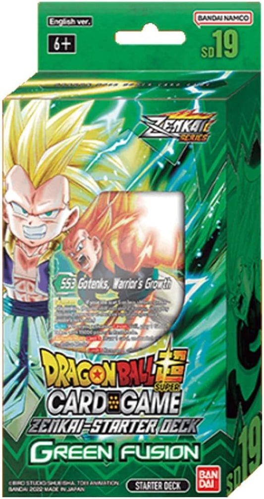 Dragon Ball Super TCG 19 SD19 Green Fusion Starter Deck