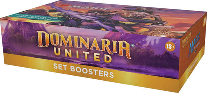 Magic: The Gathering Dominaria United Set Booster Box | 30 Packs + Box Topper Card (361 Magic Cards)