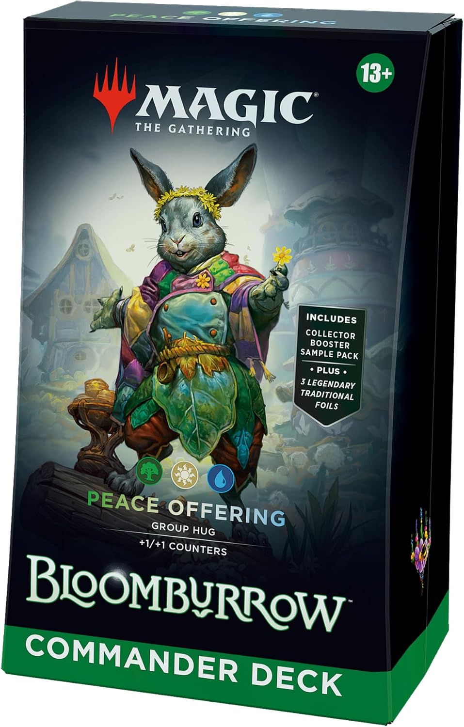 Magic: The Gathering Bloomburrow Commander Deck - Family Matters (100-Card Deck, 2-Card Collector Booster Sample Pack + Accessories)
