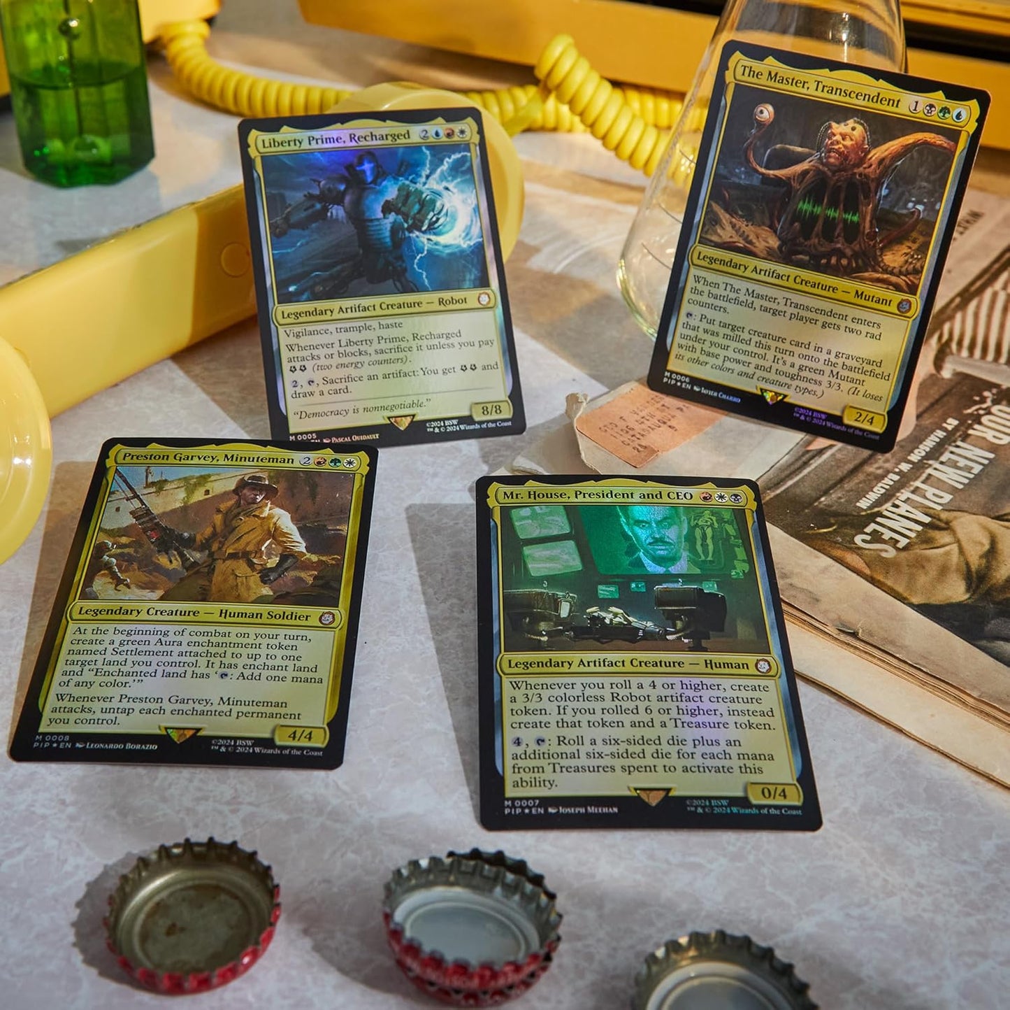 Magic: The Gathering Fallout Commander Deck Bundle – Includes All 4 Decks (1 Hail Caesar, 1 Scrappy Survivors, 1 Science!, and 1 Mutant Menace)