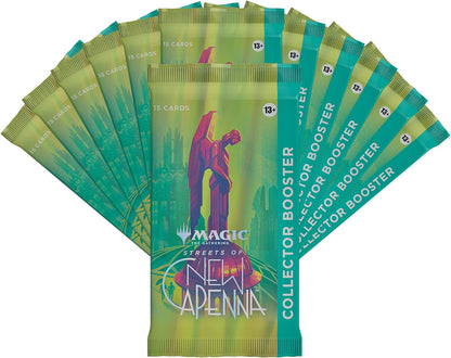 Magic: The Gathering Streets of New Capenna Collector Booster Box | 12 Packs + 1 Box Topper (181 Magic Cards)