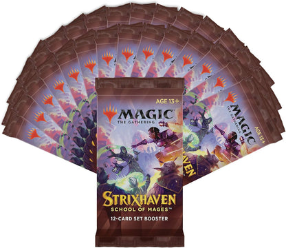 Magic: The Gathering Strixhaven Set Booster Box | 30 Packs (360 Magic Cards)