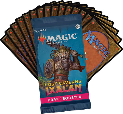 Magic: The Gathering The Lost Caverns of Ixalan Draft Booster Box - 36 Packs + 1 Box Topper Card (541 Magic Cards)