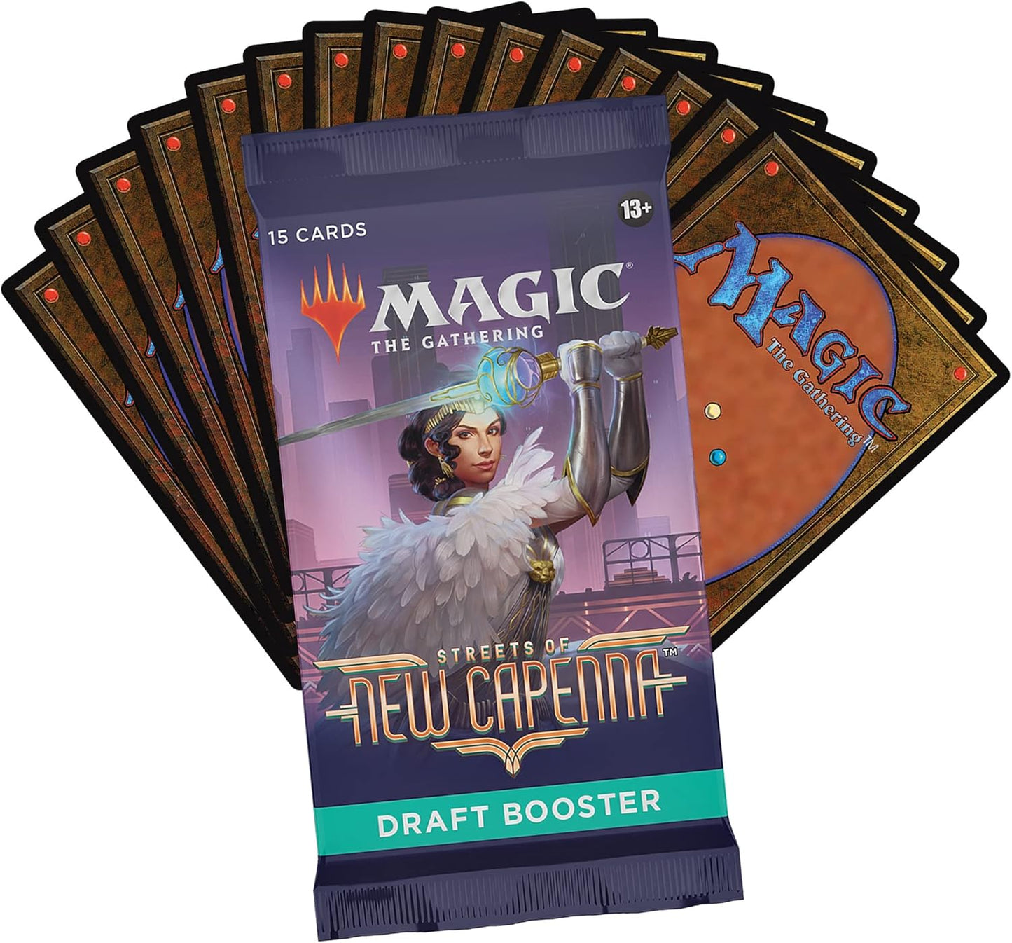 Magic: The Gathering Streets of New Capenna Draft Booster Box | 36 Packs + 1 Box Topper (541 Magic Cards)