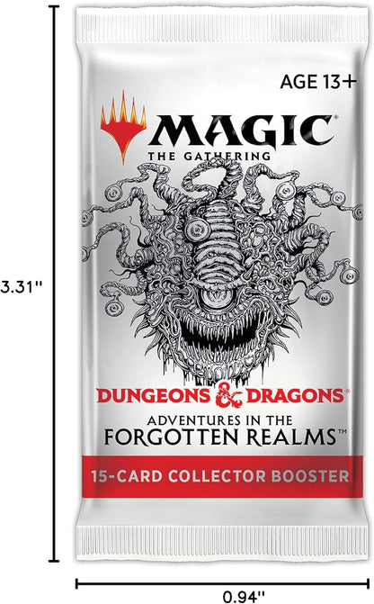 Magic: The Gathering Adventures in The Forgotten Realms Collector Booster | 15 Magic Cards