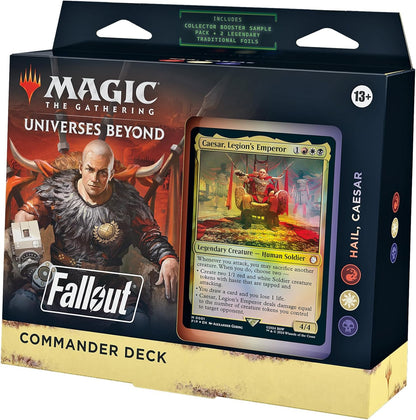 Magic: The Gathering Fallout Commander Deck Bundle – Includes All 4 Decks (1 Hail Caesar, 1 Scrappy Survivors, 1 Science!, and 1 Mutant Menace)
