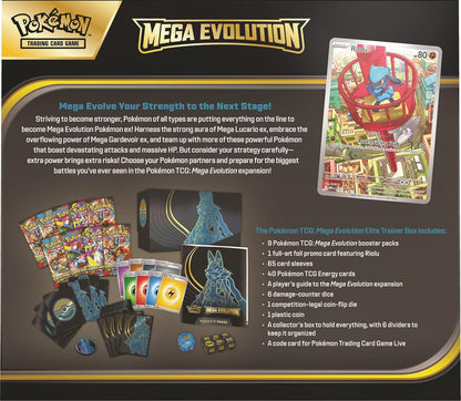 Pokemon TCG Mega Evolutions 1 Elite Trainer Box