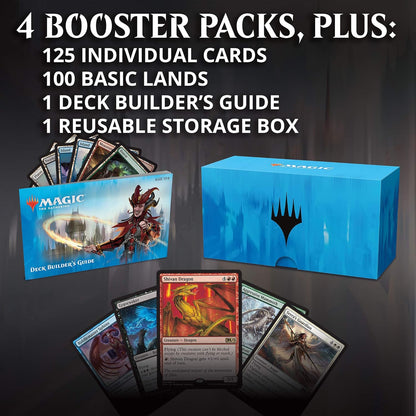 Magic: The Gathering Ravnica Allegiance Deck Builder's Toolkit | 4 Booster Packs | 125 Cards