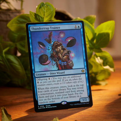 Magic: The Gathering Bloomburrow Bundle - 9 Play Boosters, 30 Land Cards + Exclusive Accessories