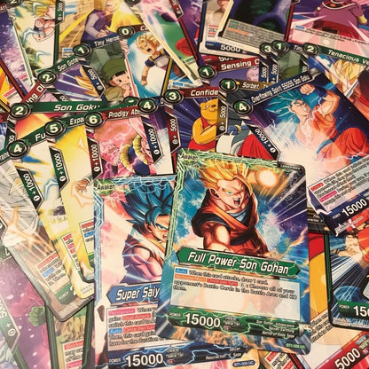 Dragon Ball Super TCG: Random Cards from Every Series, 200 Cards in Each Lot