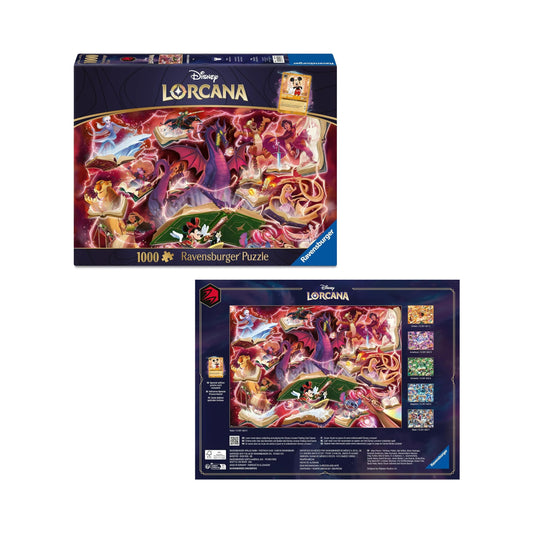 Disney Lorcana 1000 Pc Ravensburger Puzzle Glimmers of the Realm Ruby (PRE-SALE DECEMBER)