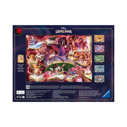 Disney Lorcana 1000 Pc Ravensburger Puzzle Glimmers of the Realm Ruby (PRE-SALE DECEMBER)