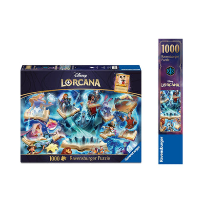 Disney Lorcana 1000Pc Ravensburger Puzzle Glimmers of the Realm Sapphire (PRE-SALE DECEMBER)