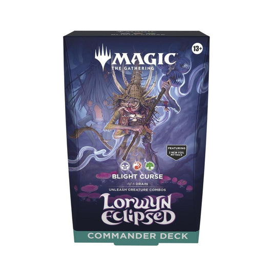 Magic: The Gathering Lorwyn Eclipsed Commander Deck - Blight Curse Commander Deck - Estimated Arrival: Jan. 2026 (PRE-ORDER)