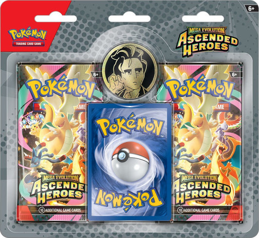Pokemon Mega Evolutions 2.5 Ascended Heroes 2-Pack Blister Release Date: 01/30/2026