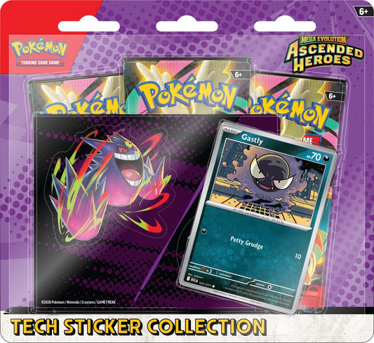 Pokemon Mega Evolutions 2.5 Ascended Heroes Tech Sticker Collection Release Date: 01/30/2026