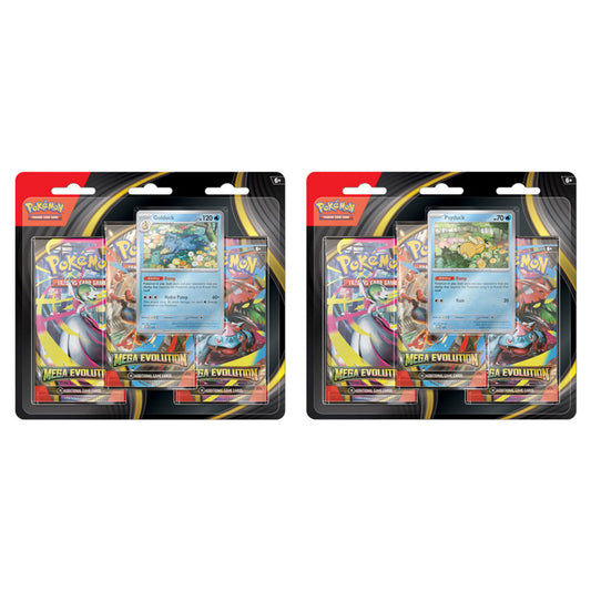 Pokemon TCG Mega Evolution  3 Booster Blister Pack