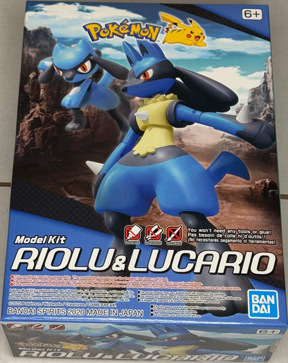 Pokemon  Model Kit Riolu & Lucario