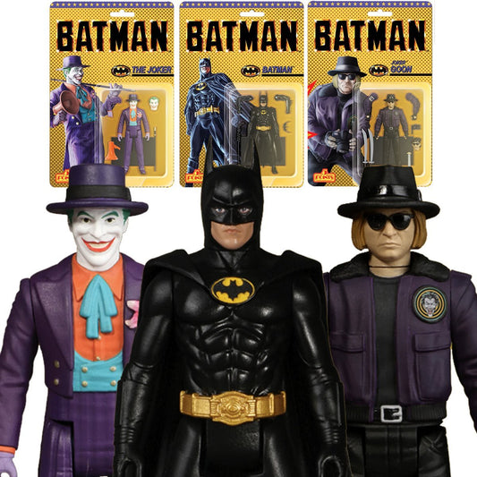Mezco Batman (1989) - 5 Points Collection Action Figure - 3 Pack (Batman , The Joker, and Joker Goon) (PRE-SALE)