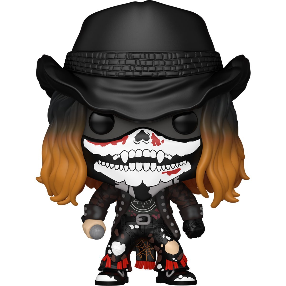 Rob Zombie #490 Funko Pop! Rocks Rob Zombie with Bandana - Approx. 3 3/4" Collectible Vinyl Figure Bundled with Display Box Protector Case - Estimated Arrival: Jan. 2026 (PRE-SALE)