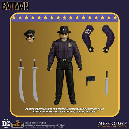 Mezco Toyz Batman 1989: Joker Goon - 5 Points Collection Action Figure(PRE-SALE)