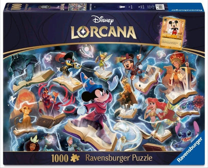 Disney Lorcana 1000 Pc Ravensburger Puzzle Glimmers o f The Realm Amber PRE-SALE
