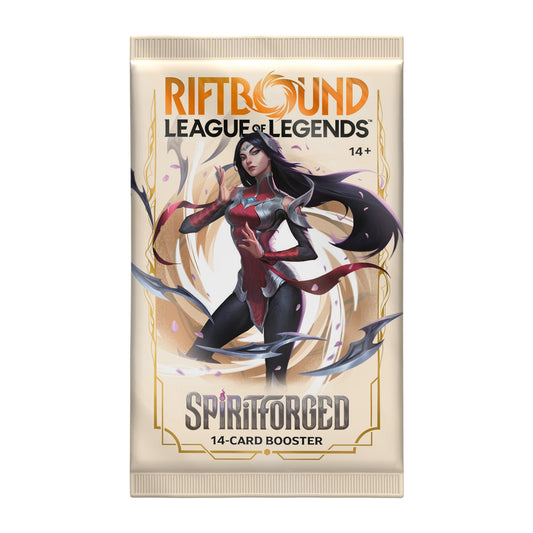Riftbound League of Legends TCG SpiritForged Booster Display – 14-Card Packs, Epic & Alt-Art Collectible Cards, 24 Packs per Display, 6 Boxes per Case (PRE-SALE FEBRUARY)