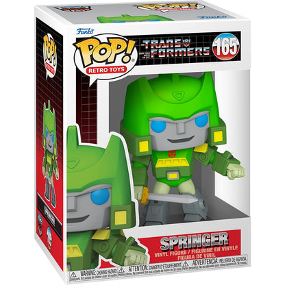 Springer #165 Funko Pop! Retro Toys Transformers - Approx. 4 3/4" Collectible Vinyl Figure Bundled with Display Box Protector Case - Estimated Arrival: Nov. 2025 (PRE-SALE)