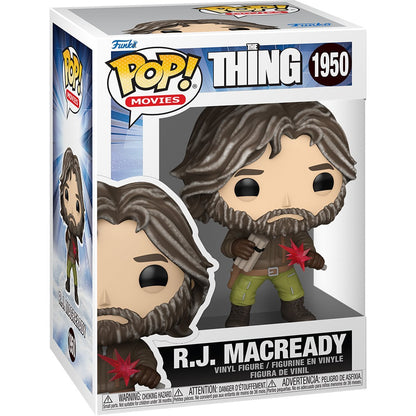 R.J. MacReady #1950 Funko Pop! Movies The Thing - Approx. 4" Collectible Vinyl Figure Bundled with Display Box Protector Case - Estimated Arrival: Jan. 2026 (PRE-SALE)