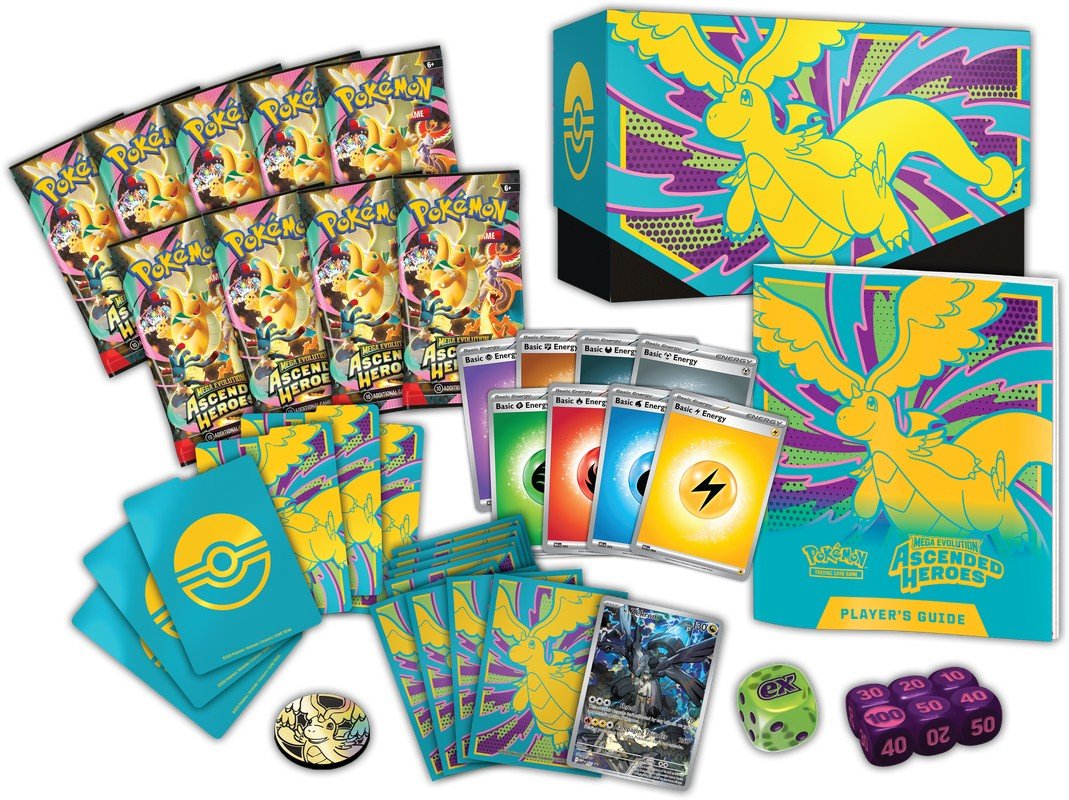 Pokemon Mega Evolution 2.5 Ascended Heroes Elite Trainer Box with Promo and 9 Booster Packs *PRE-ORDER* Release Date: 02/20/2026