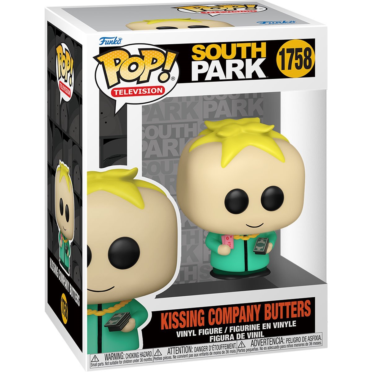South Park Wave 6 Funko Pop! Television - Set of 5 (Wendy Testaburger #1762, Jimmy Valmer #1761, Hippie Exterminator Cartman #1760, Craig Tucker with Stripe #1759, Kissing Company Butters #1758) Collectible Vinyl Figures - ETA: Nov. 2025 (PRE-SALE)