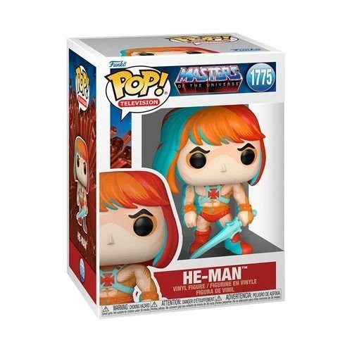 He-Man (Retro Neon) #1775 Funko Pop! Television Masters of the Universe - Approx. 3 3/4" Collectible Vinyl Figure Bundled with Display Box Protector Case - Estimated Arrival: Nov. 2025 (PRE-SALE)