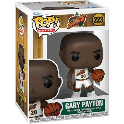 Gary Payton #223 Funko Pop! Basketball NBA Seattle Sonics - Approx. 4" Collectible Vinyl Figure Bundled with Display Box Protector Case - Estimated Arrival: Nov. 2025 (PRE-SALE)